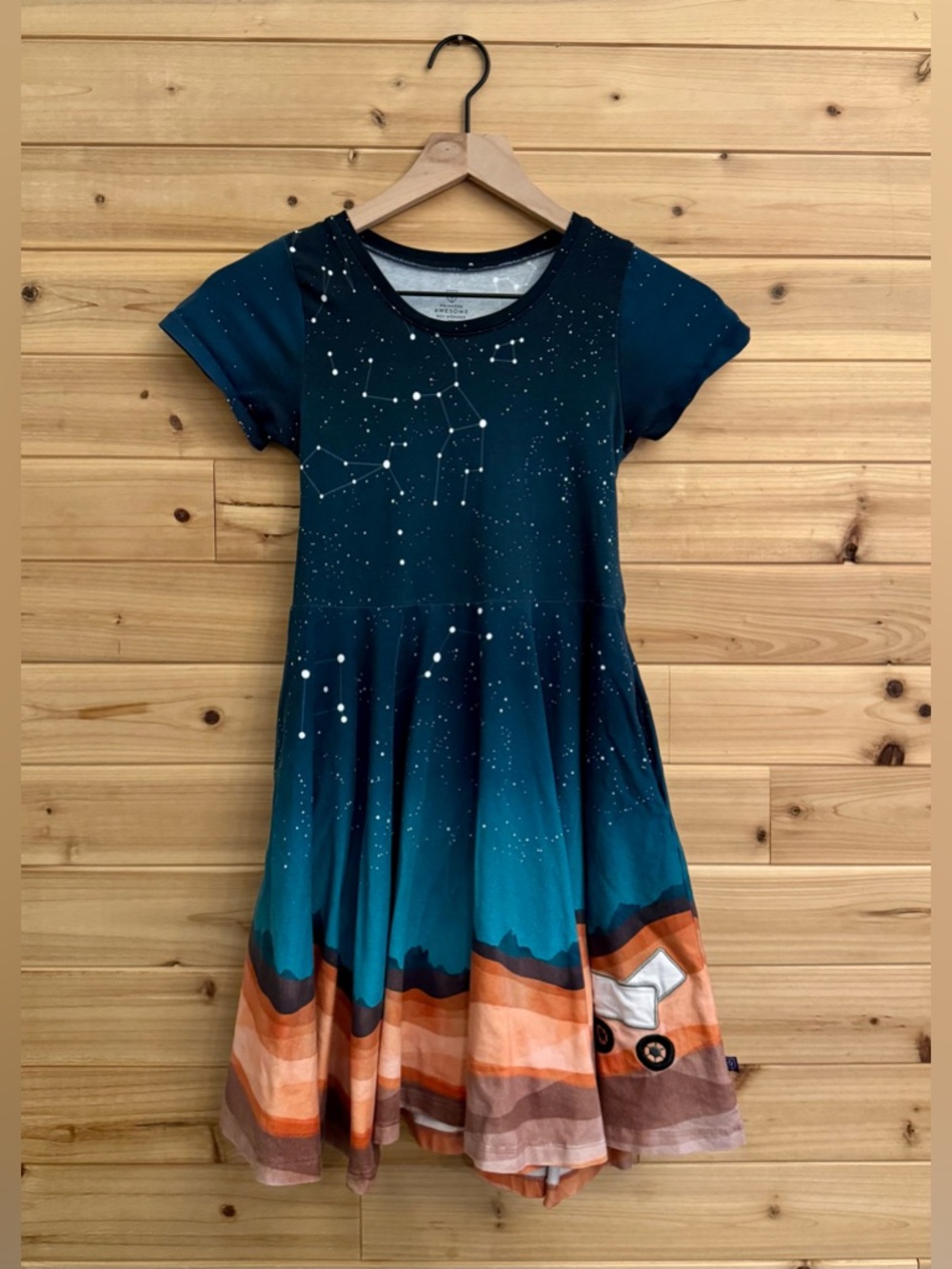 Princess Awesome Sz 10 Girls Mars Busy Dress Space Astronaut Artemis Stars Rover
